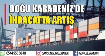 DOĞU KARADENİZ'DE İHRACATTA ARTIŞ