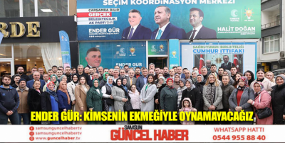 Ender Gür, belediye çalışanlarına seslendi: Kimsenin ekmeğiyle oynamayacağız