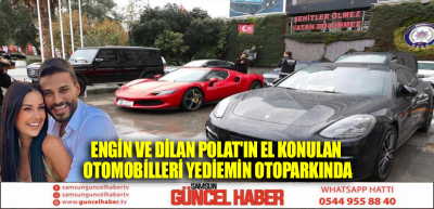 Engin ve Dilan Polat'ın el konulan otomobilleri Yediemin otoparkında