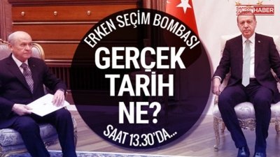 Erken seçim ne zaman? Erdoğan - Bahçeli zirvesindeki gerçek tarih...