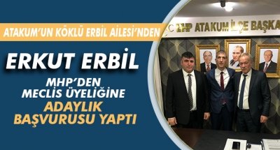 Erkut Erbil,Milliyetçi Hareket Partisi'ne Adaylık Başvurusunu Yaptı