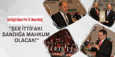 ESKİ SAĞLIK BAKANI RECEP AKDAĞ SAMSUN'DA