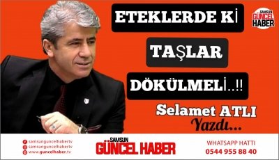 ETEKLERDEKİ TAŞLAR DÖKÜLMELİ.!!!