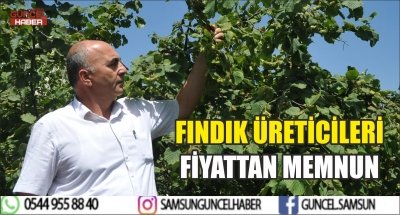 FINDIK ÜRETİCİLERİ FİYATTAN MEMNUN