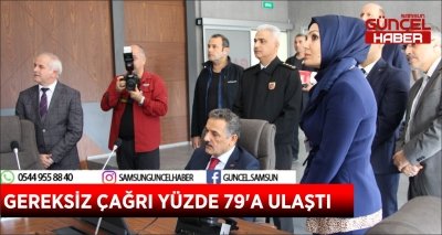 GEREKSİZ ÇAĞRI YÜZDE 79'A ULAŞTI