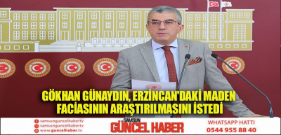 Gökhan Günaydın, Erzincan'daki maden faciasının araştırılmasını istedi