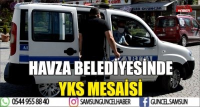 HAVZA BELEDİYESİNDE YKS MESAİSİ