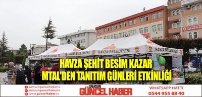 Havza Şehit Besim Kazar MTAL'den tanıtım günleri etkinliği