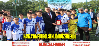 Havza'da futbol şenliği düzenlendi