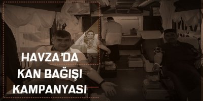  Havza'da kan bağışı kampanyası