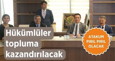 Hükümlüler topluma kazandırılacak