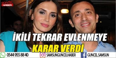 İKİLİ TEKRAR EVLENMEYE KARAR VERDİ