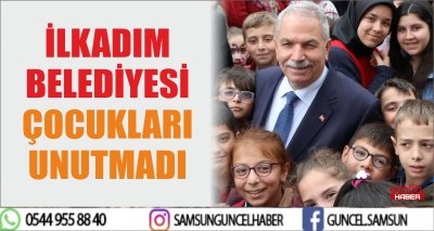 İLKADIM BELEDİYESİ ÇOCUKLARI UNUTMADI