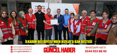 İlkadım Belediyesi'nden Kızılay'a kan desteği