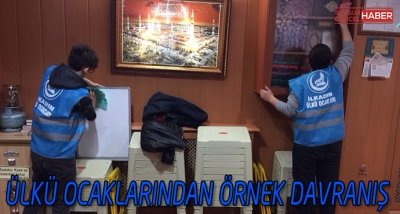 İlkadım Ülkü Ocakları’ndan Örnek Davranış