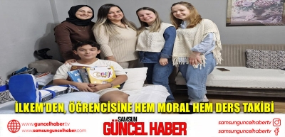 İLKEM’den, öğrencisine hem moral hem ders takibi