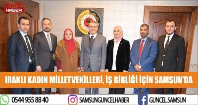 IRAKLI KADIN MİLLETVEKİLLERİ, İŞ BİRLİĞİ İÇİN SAMSUN'DA