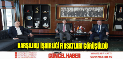 Karşılıklı işbirliği fırsatları görüşüldü