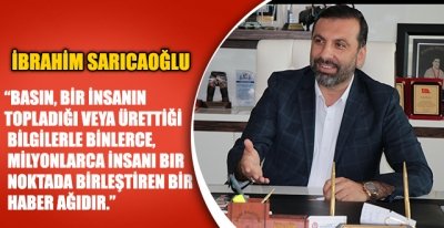 KAVAK BELEDİYE BAŞKANI İBRAHİM SARICAOĞLU 10 OCAK ÇALIŞAN GAZETECİLER GÜNÜNÜ KUTLADI