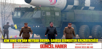 Kim Jong-un'dan meydan okuma: Savaşa girmekten kaçmayacağız