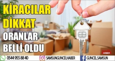 KİRACILAR DİKKAT ORANLAR BELLİ OLDU