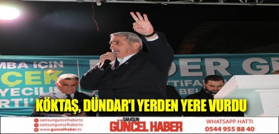 Köktaş, Dündar'ı yerden yere vurdu