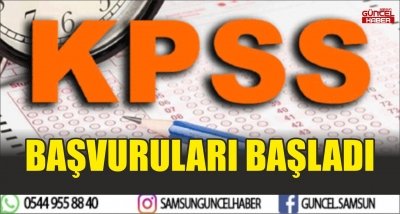 KPSS BAŞVURULARI BAŞLADI