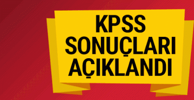 KPSS sonuçları açıklandı ÖSYM giriş KPSS 2018/1 yerleştirme sonuçları