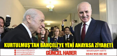 Kurtulmuş'tan Bahçeli'ye yeni anayasa ziyareti