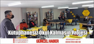 Kütüphanesiz Okul Kalmasın Projesi