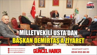 MİLLETVEKİLİ USTA’DAN BAŞKAN DEMİRTAŞ’A ZİYARET