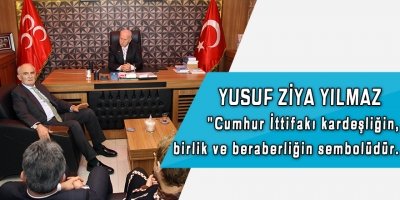 Milletvekili Yılmaz’dan MHP’ye ziyaret