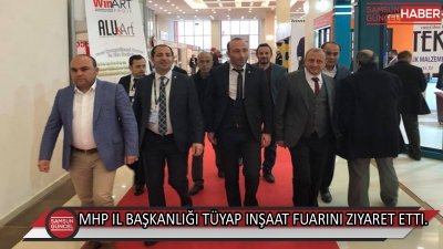 Milliyetçi Hareket Partisi Samsun İl Başkanlığı TÜYAP İnşaat Fuar'ını ziyaret etti. 