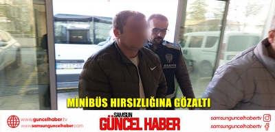 Minibüs hırsızlığına gözaltı