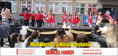 Miniklerin 23 Nisan coşkusu