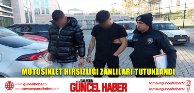 Motosiklet hırsızlığı zanlıları tutuklandı