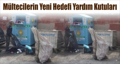 Mültecilerin Yeni Hedefi Yardım Kutuları