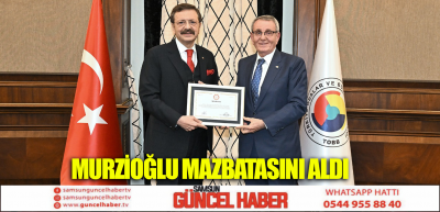 MURZİOĞLU MAZBATASINI ALDI