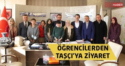 Öğrenciler’den Taşçı’ya ziyaret “Eğitim için fedakarlıktan kaçınmayız..”