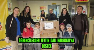 Öğrencilerden Zeytin Dalı Harekatı'na destek