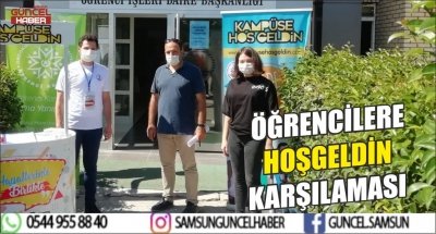 ÖĞRENCİLERE HOŞGELDİN KARŞILAMASI