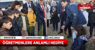 ÖĞRETMENLERE ANLAMLI HEDİYE