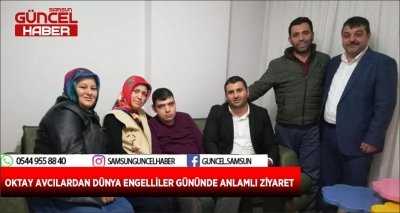 OKTAY AVCILARDAN DÜNYA ENGELLİLER GÜNÜNDE ANLAMLI ZİYARET