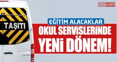 Okul servis personeline eğitim verilecek