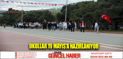 Okullar 19 Mayıs'a hazırlanıyor