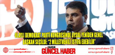 Olaylı Demokrat Parti kongresinde Uysal yeniden genel başkan seçildi: “2 milletvekili istifa edebilir”