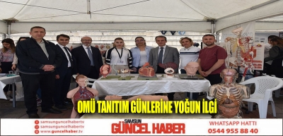 OMÜ tanıtım günlerine yoğun ilgi