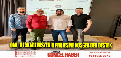 OMÜ'lü akademisyenin projesine KOSGEB'den destek