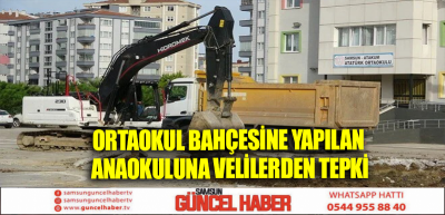 Ortaokul bahçesine yapılan anaokuluna velilerden tepki