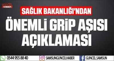 Sağlık Bakanlığı'ndan Önemli Aşı Açıklaması